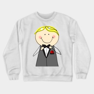 Happy doodle groom Crewneck Sweatshirt